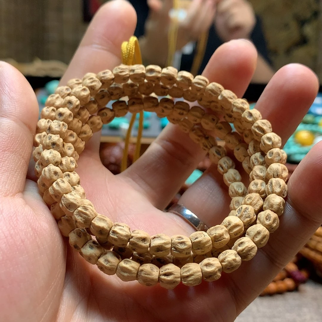 柏香籽/百香籽吊坠热振粉油皮方块龙脊满坑鬼脸