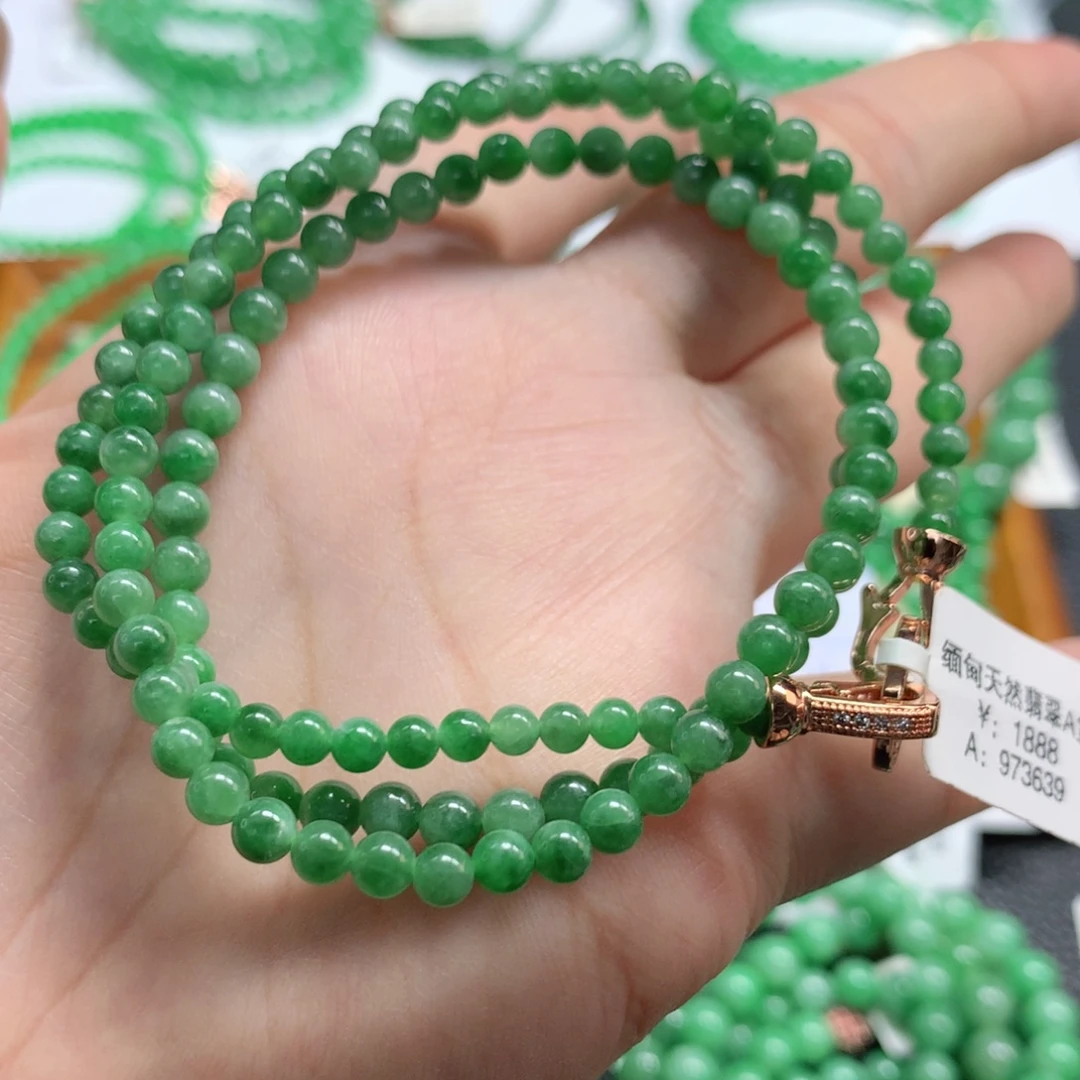 未镶嵌手链翡翠翡翠