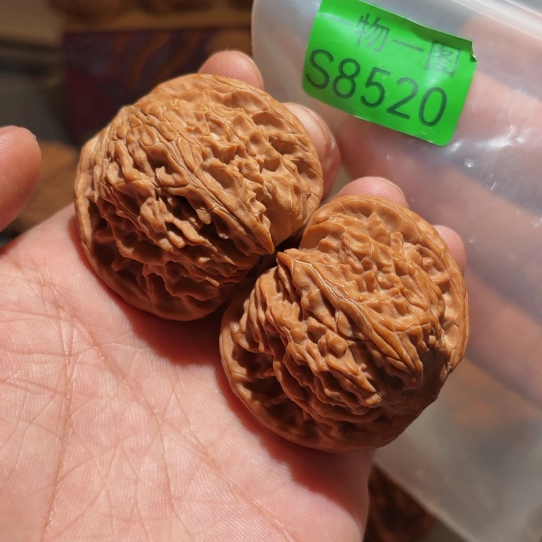 文玩核桃把件磨盘
