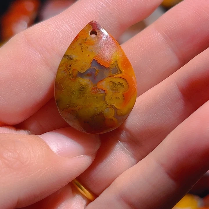 玛瑙/玉髓吊坠(不含链)未镶嵌宏*@