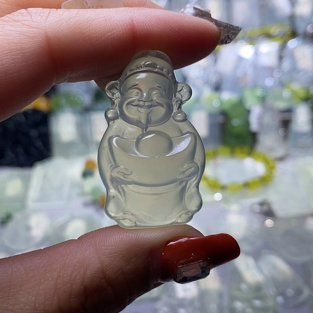 蛇纹石玉颈饰未镶嵌，