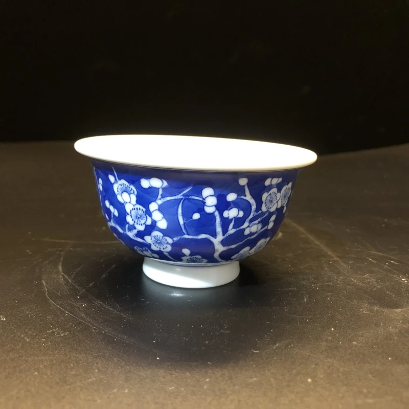 1.3/N100200/01217/青花冰梅压手杯/口径9.1/高5.2/100cc