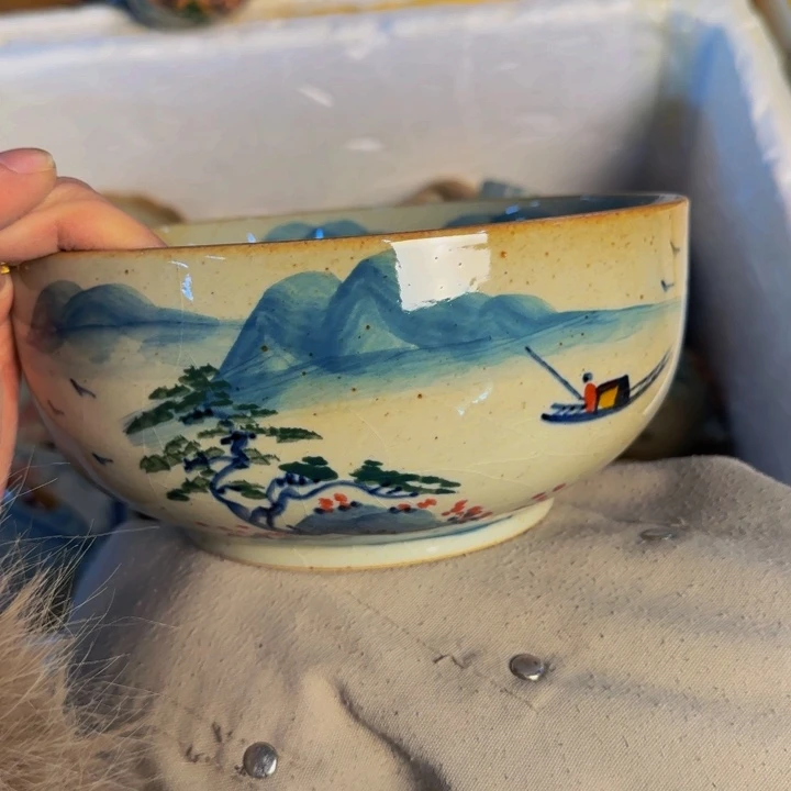 瓷片景德镇陶瓷手工手绘