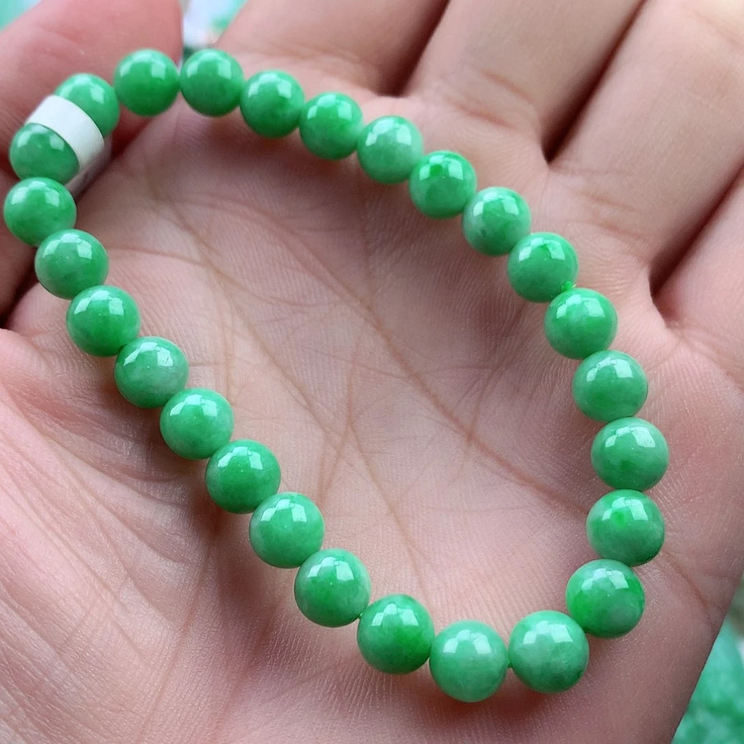 未镶嵌手链翡翠手串