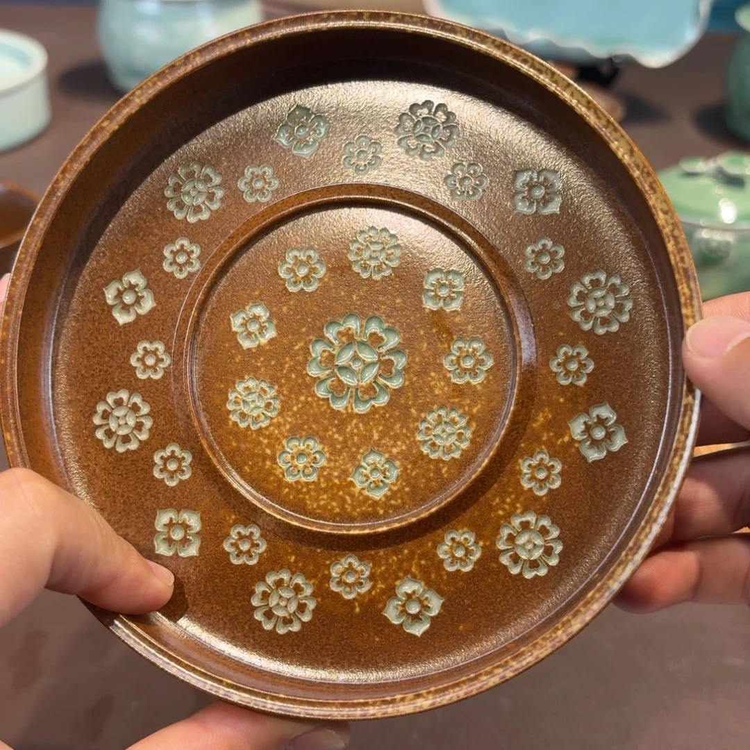 杯龙泉青瓷茶具微瑕