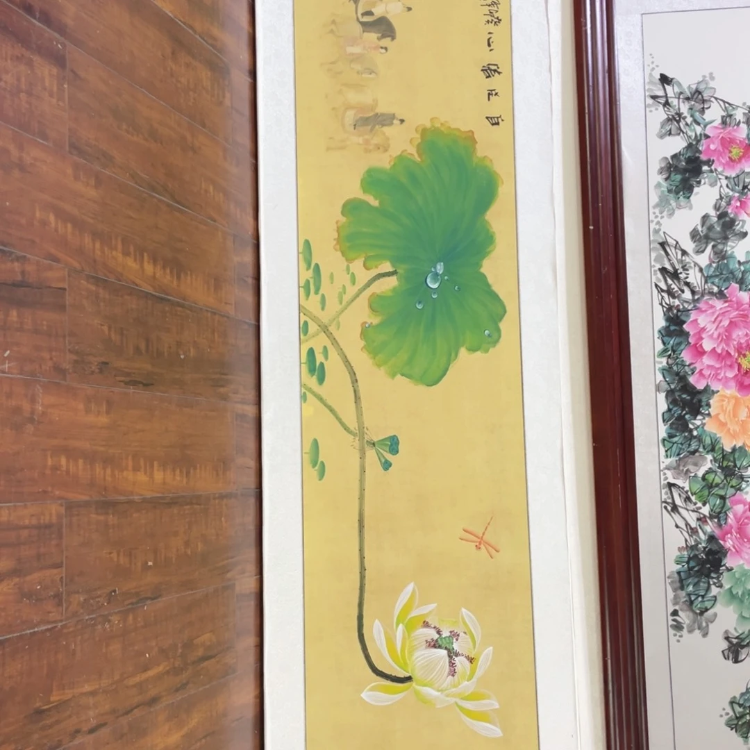 国画带框尺寸48*163厘米
