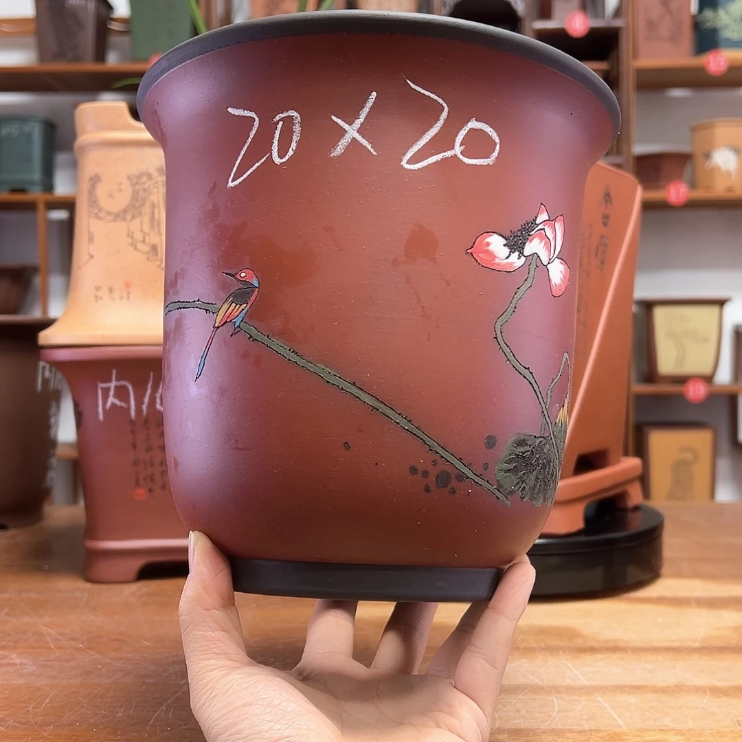 花盆紫砂周之夏精品紫砂花盆