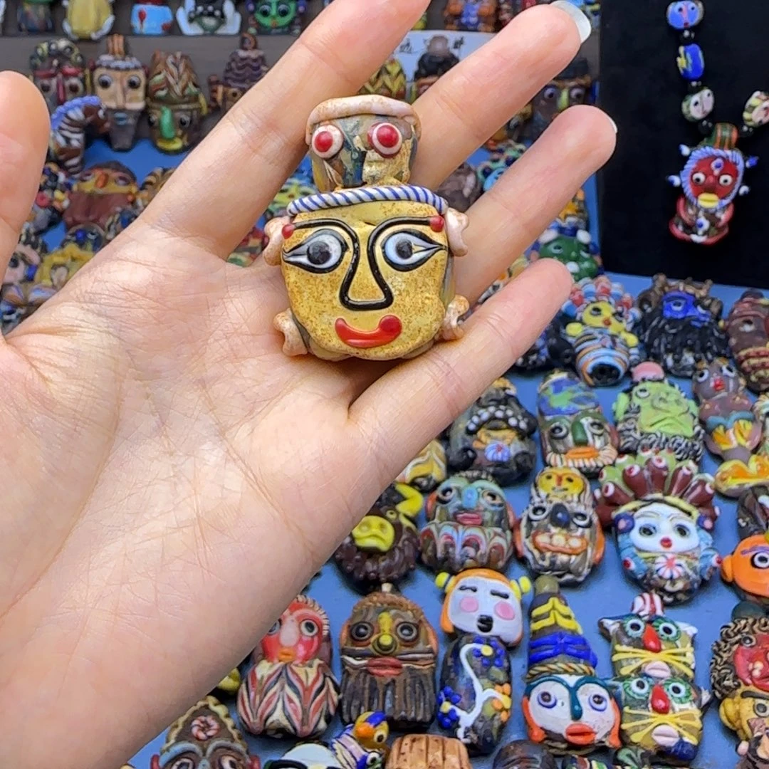 琉璃非金属玻璃颈饰乌龟娃