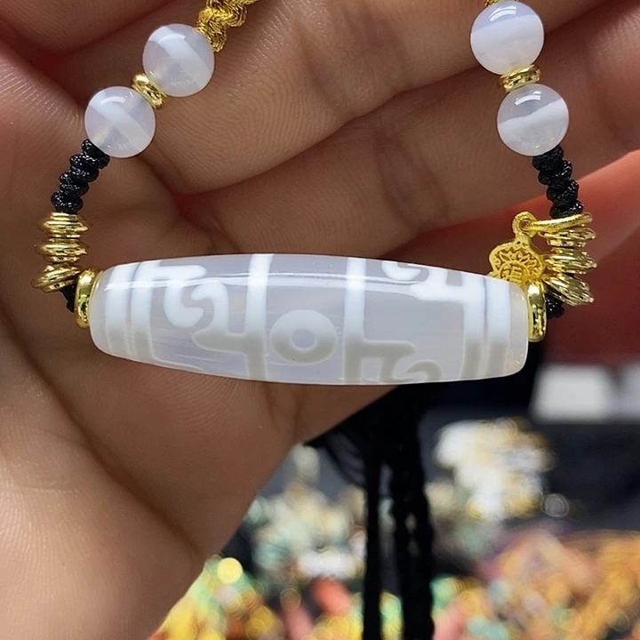 玛瑙/玉髓合金颈饰