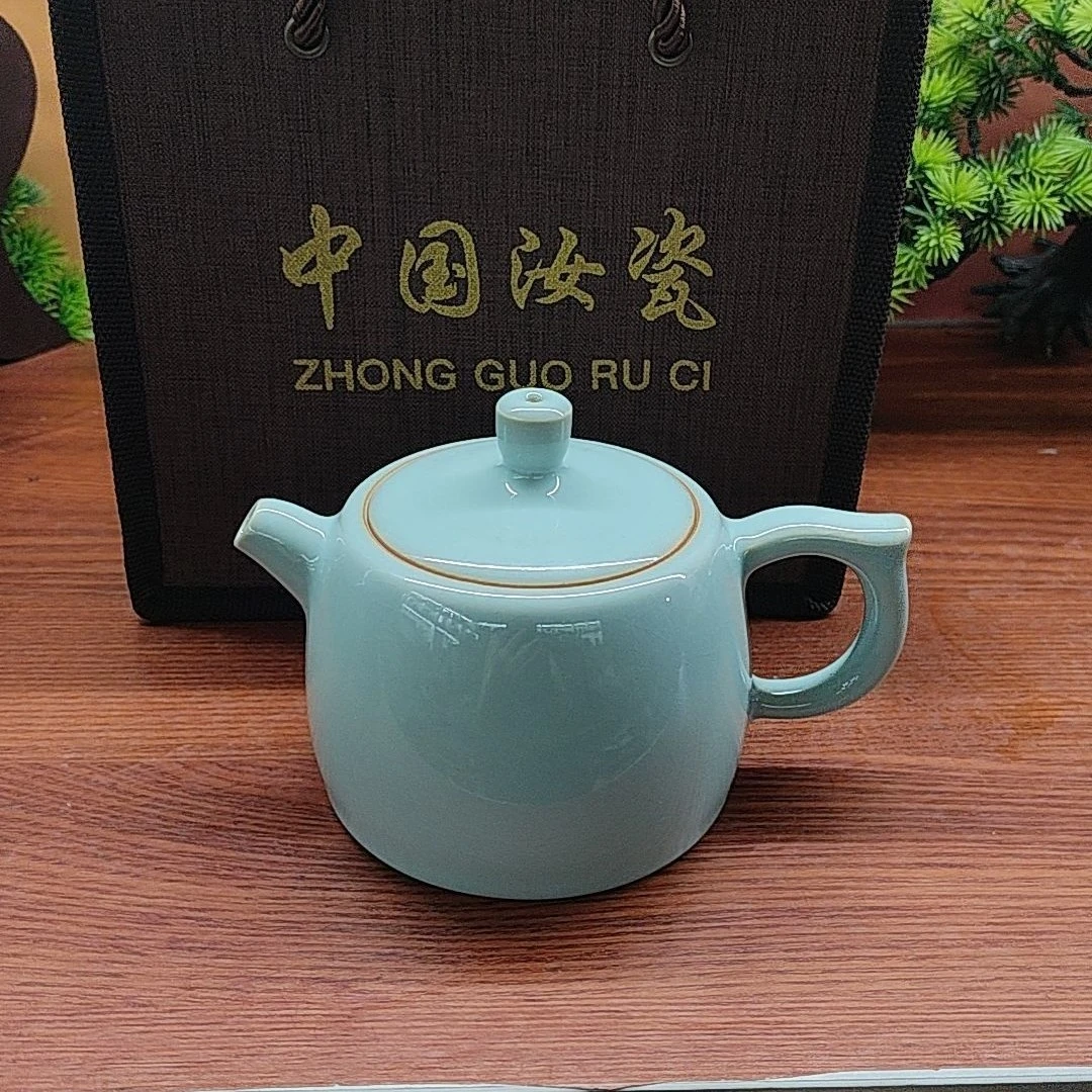 奎奎窑，手工井兰壶，，天青玛瑙釉，壶嘴大出汤特别好，活动价