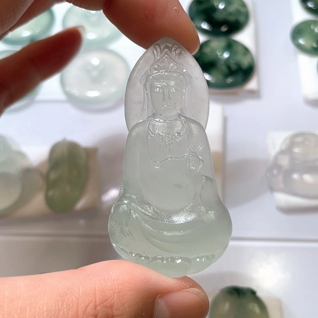 未镶嵌定制翡翠毛货