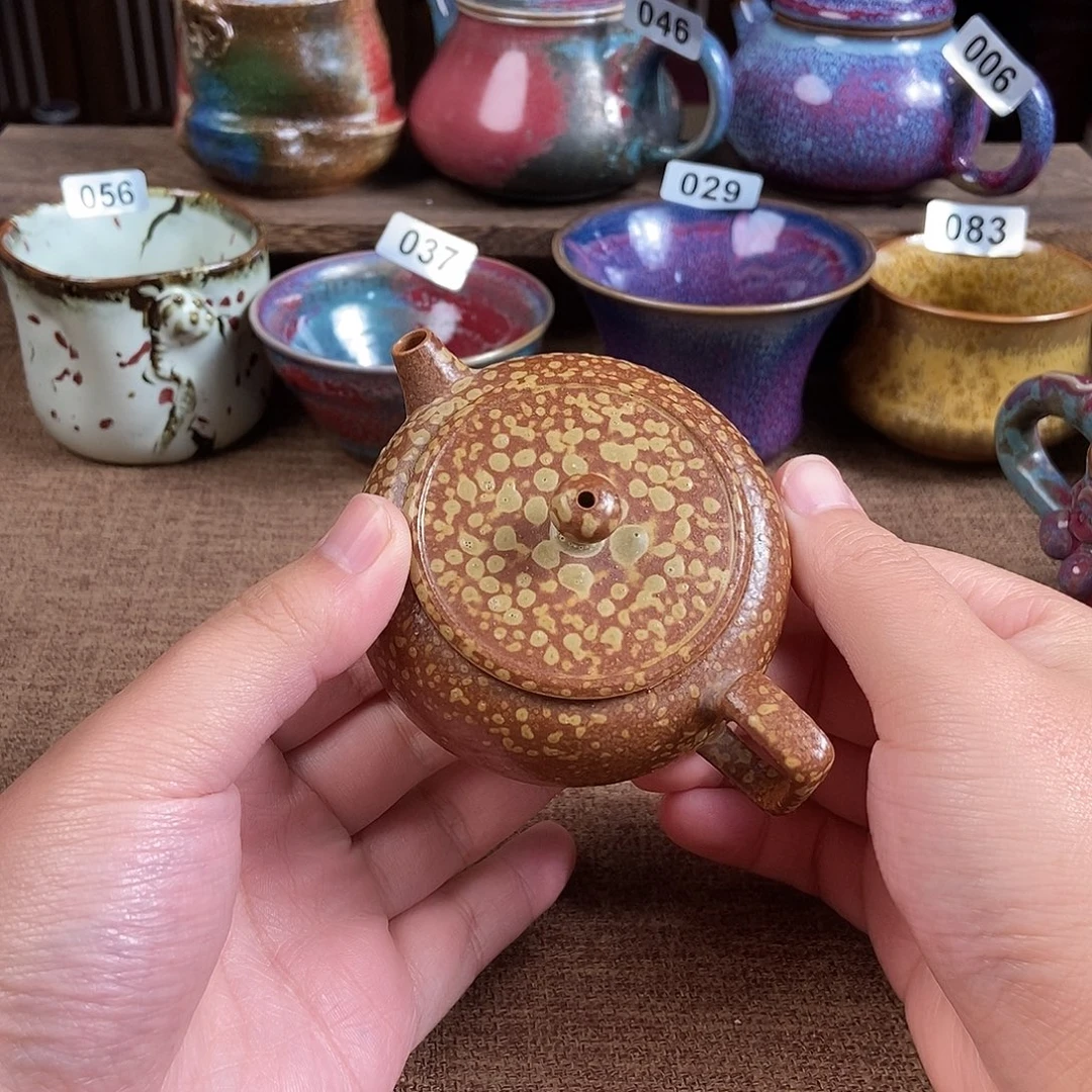 瓷片钧瓷茶壶茶具
