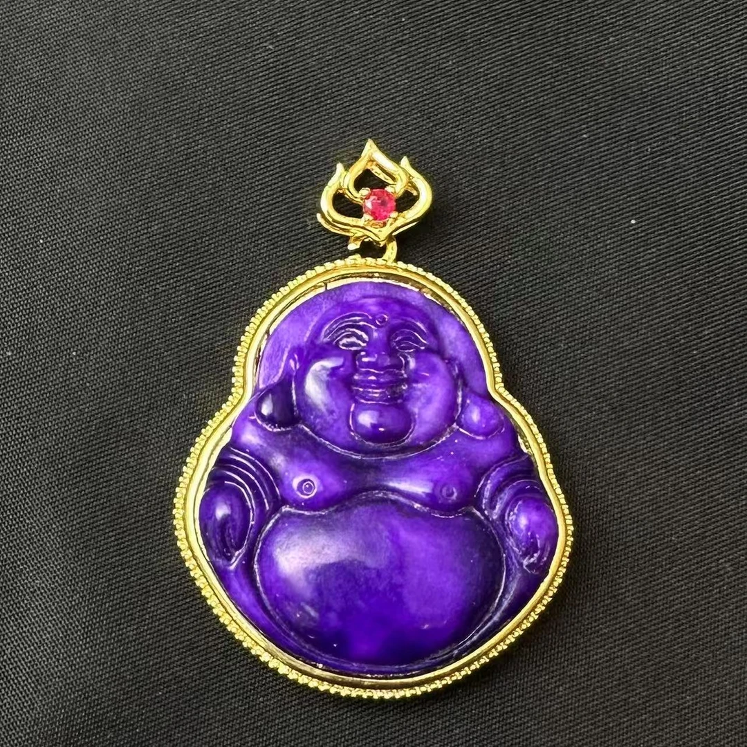 妖紫佛公吊坠E09-15赠礼盒(多样性发)不含链