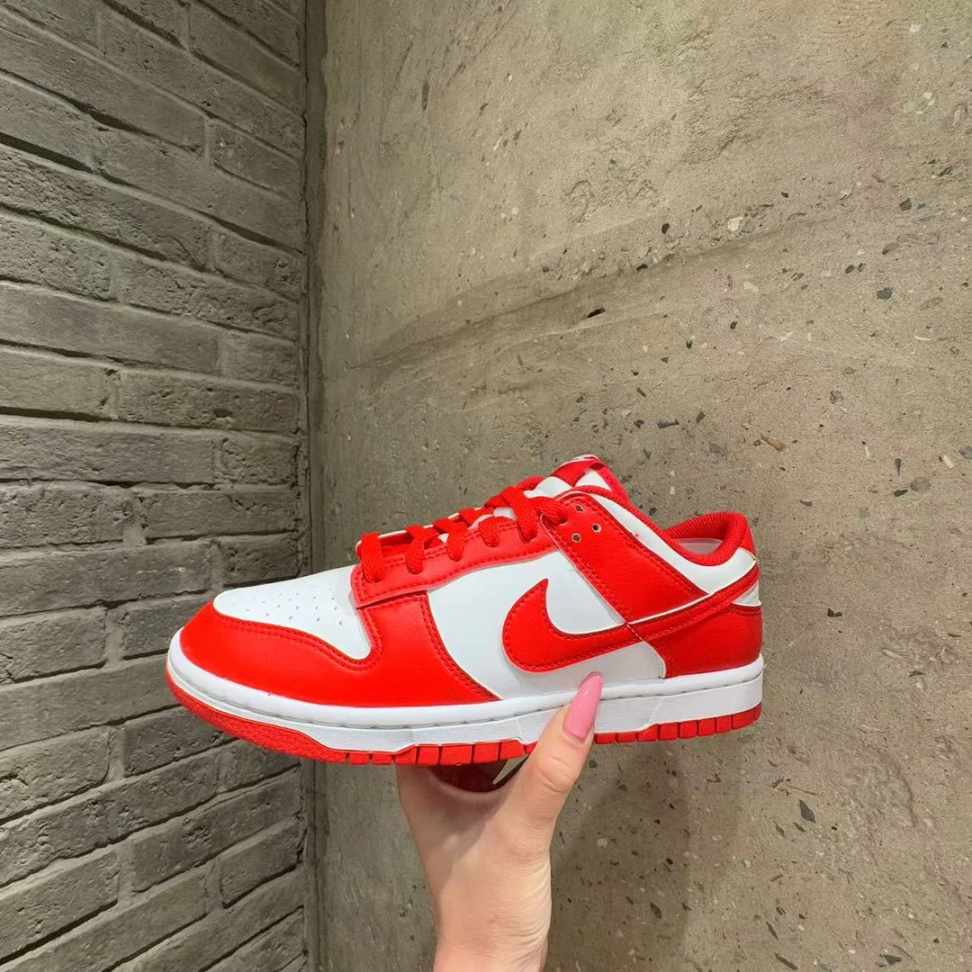 【滔搏联动】nike耐克女子DUNK LOW RETRO红红火火休闲鞋DD1873-116