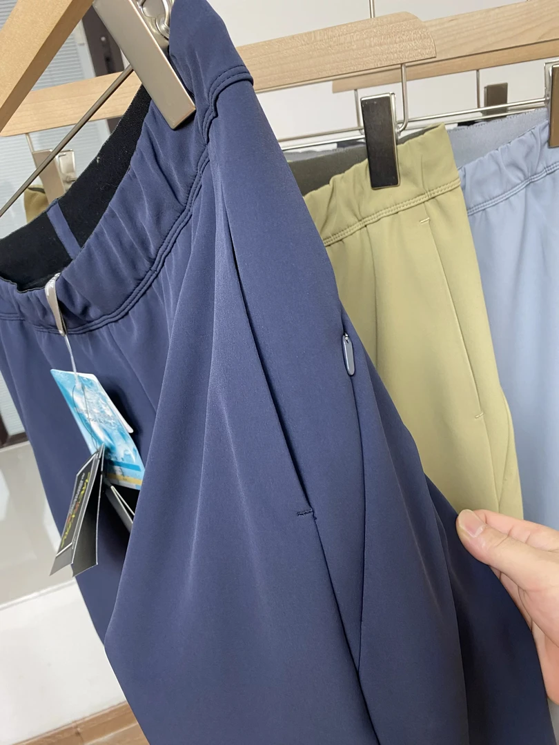 35男士户外软壳冲锋裤薄绒瑕疵