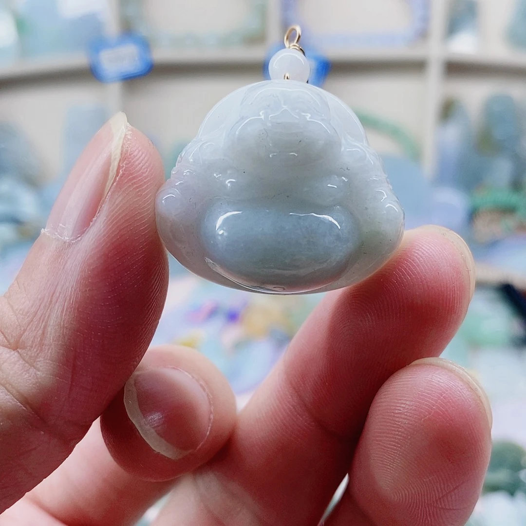 吊坠(不含链)未镶嵌翡翠微瑕