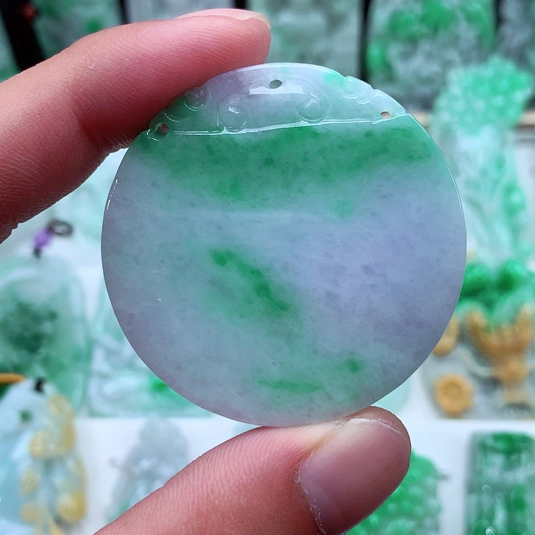 翡翠未镶嵌颈饰翡翠吊坠