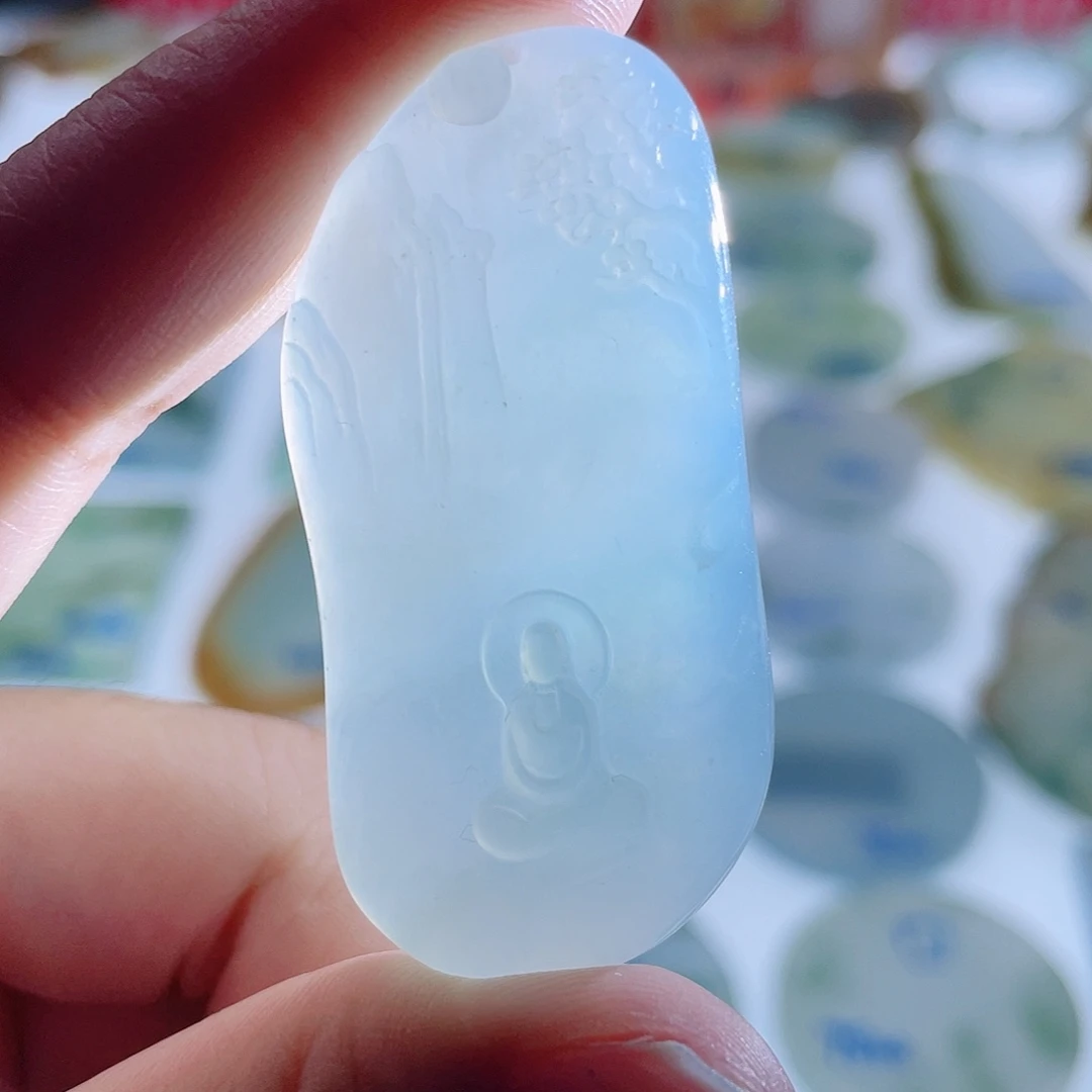 定制翡翠未镶嵌天然翡翠悟道