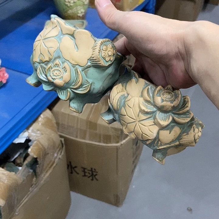 花盆单场满9.9发货10-12*7-8.5瑕疵