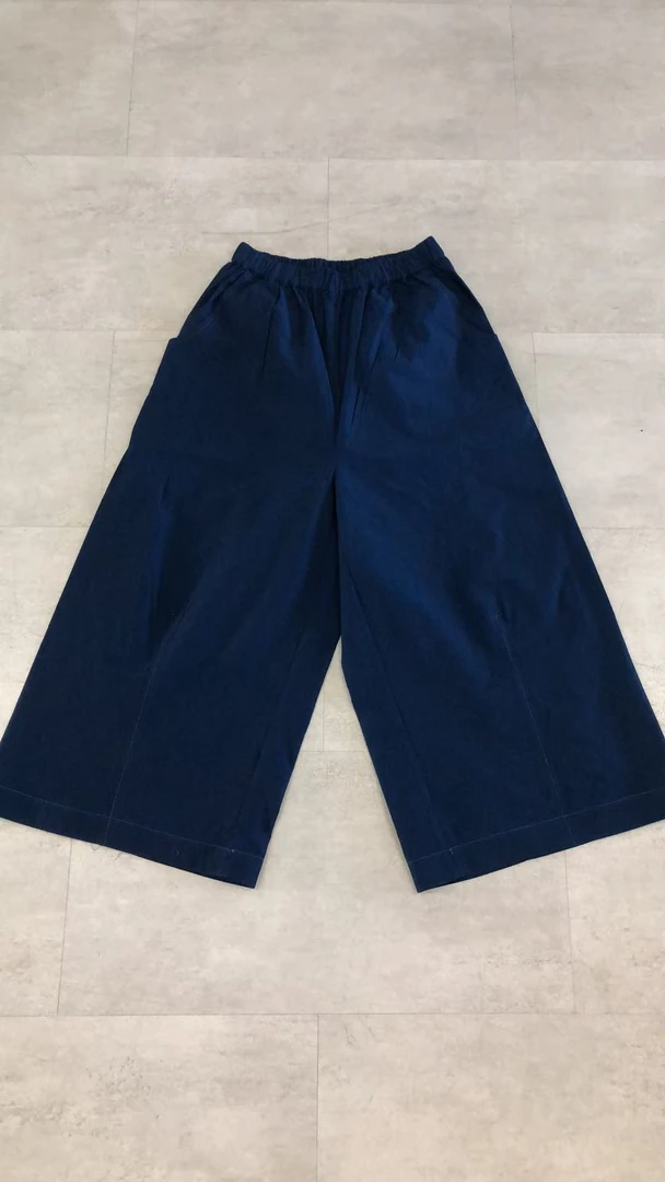 新中式国风阔腿百搭休闲裤