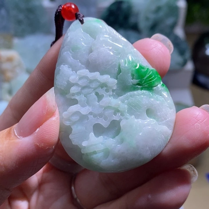 【闪购商品】翡翠挂件未镶嵌山水