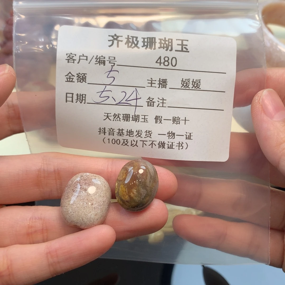 硅化珊瑚（珊瑚玉）未镶嵌颈饰很****？