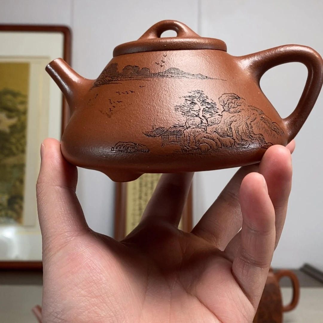 紫砂茶壶原矿泥料传统工艺制作