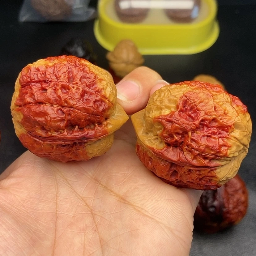 【闪购商品】把件文玩核桃43尺玄武蟾王55.5克