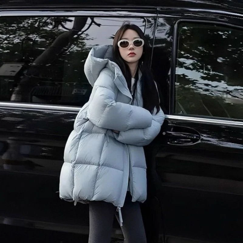2025新款羽绒服女韩版贝贝款白鸭绒多巴胺加厚小个子甜美冬季外套