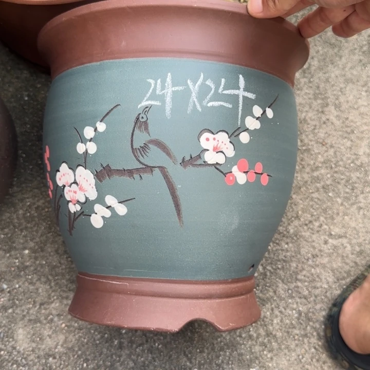 紫砂花盆特价清仓