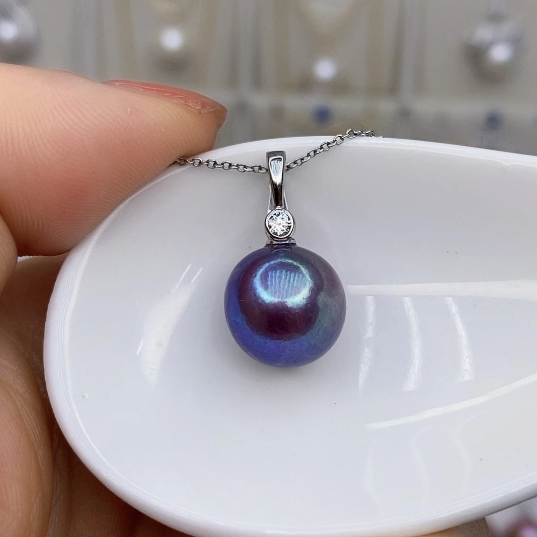 淡水珍珠颈饰银S925镶嵌