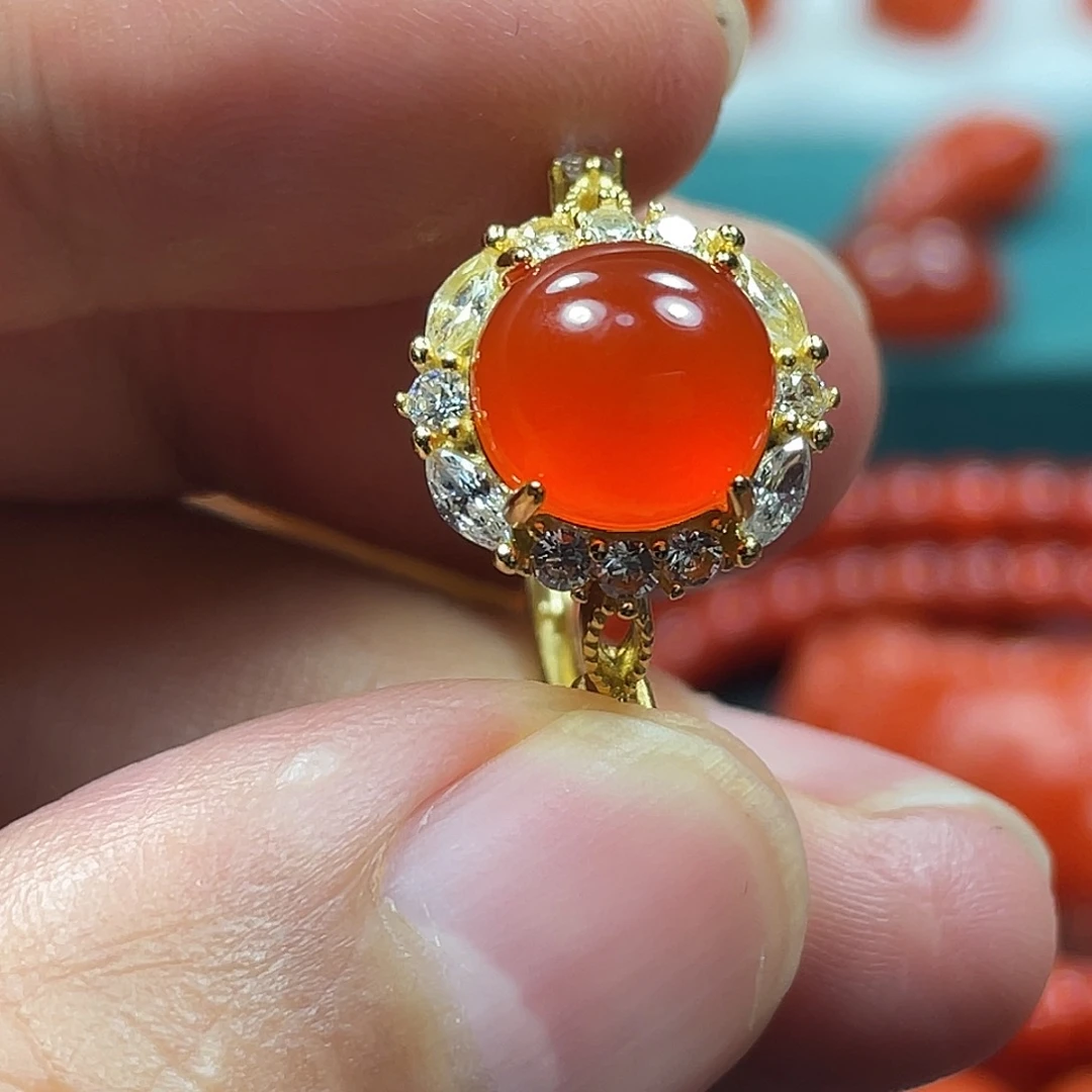 南红玛瑙手串未镶嵌