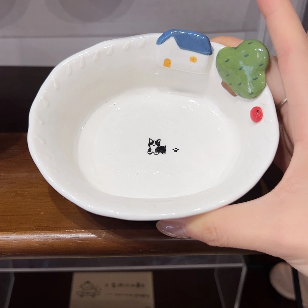 陶瓷艺术盘子手作陶瓷