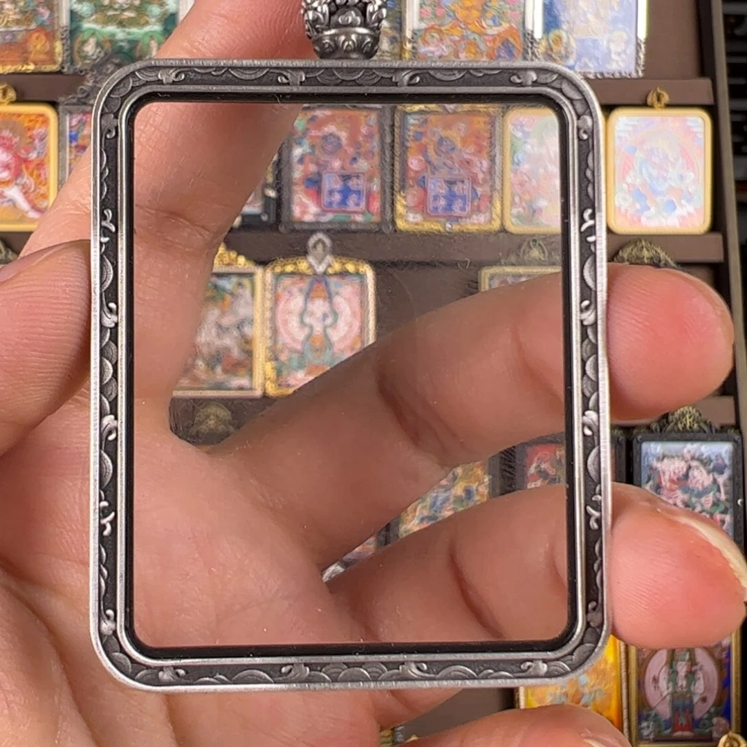 ****冉吊坠纯银壳子唐卡艺术