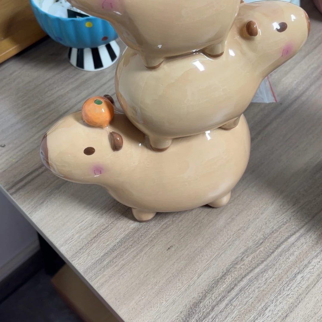 摆件L****版微瑕疵陶瓷摆件完美主义