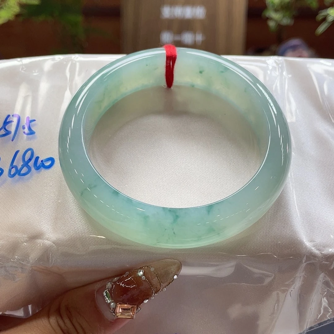 翡翠未镶嵌手镯27号