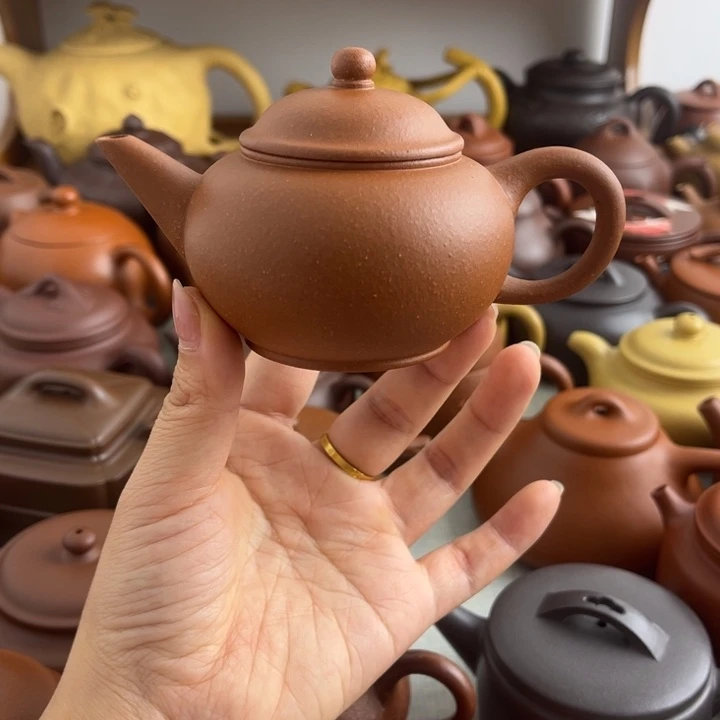 茶壶紫砂150cc降坡半手