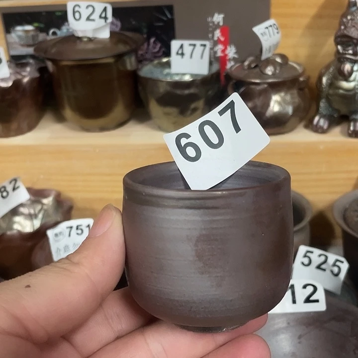 茶杯紫泥柴烧纯手工607