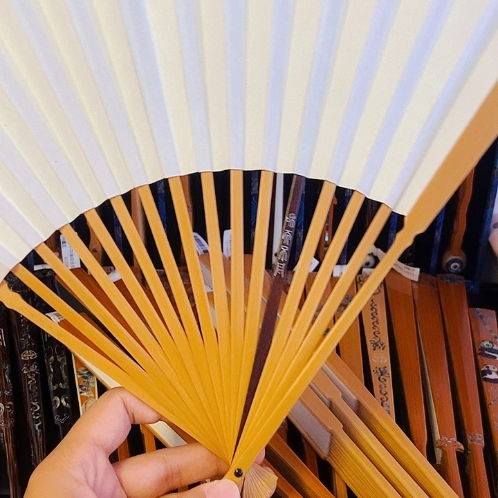 扇子玉竹跳色文玩