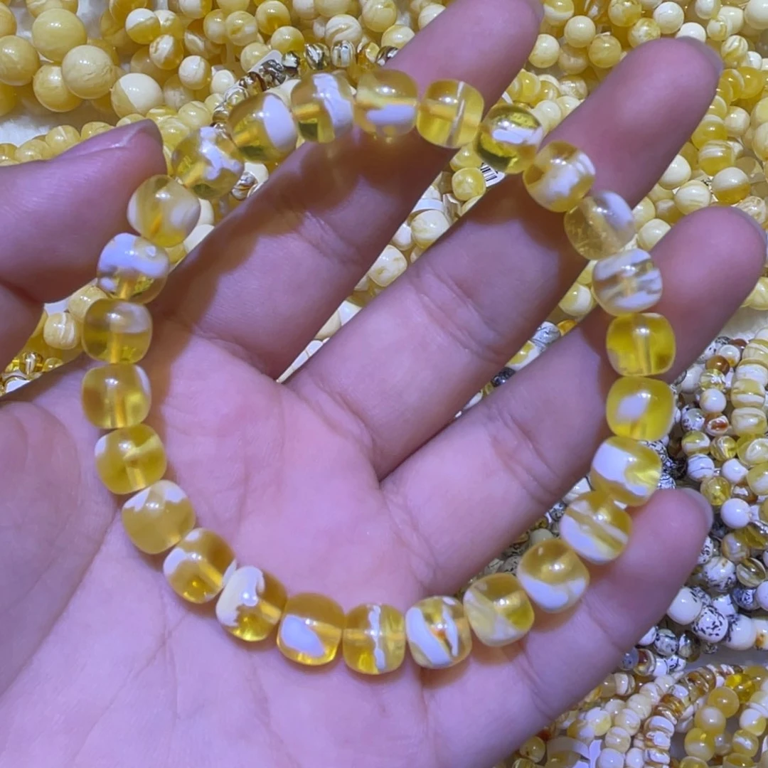 蜜蜡未镶嵌珠宝奇石8m