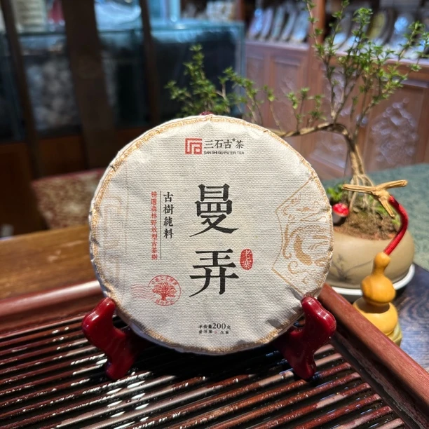 2023头春 曼弄生普 花蜜香 茶气足 甜度高 口感稍重