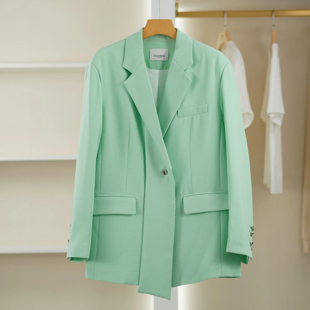 麦迪尚品【设计师Y】40402193西装外套女装春季品牌专柜正品 B3组