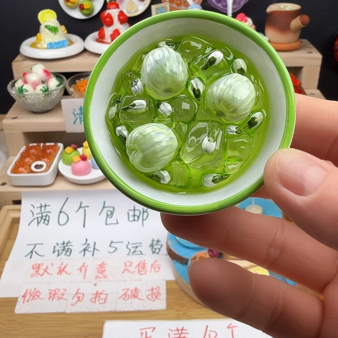 树脂食玩冰箱贴 凭开箱视频售后