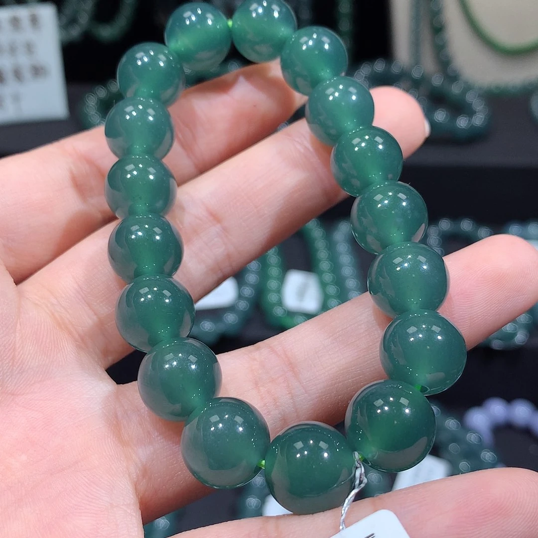 未镶嵌手链翡翠a****～天然a货翡翠手串