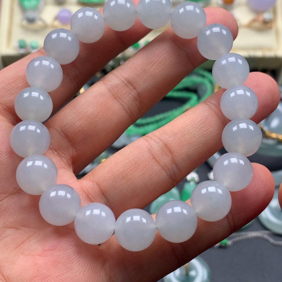 未镶嵌手链翡翠珠串