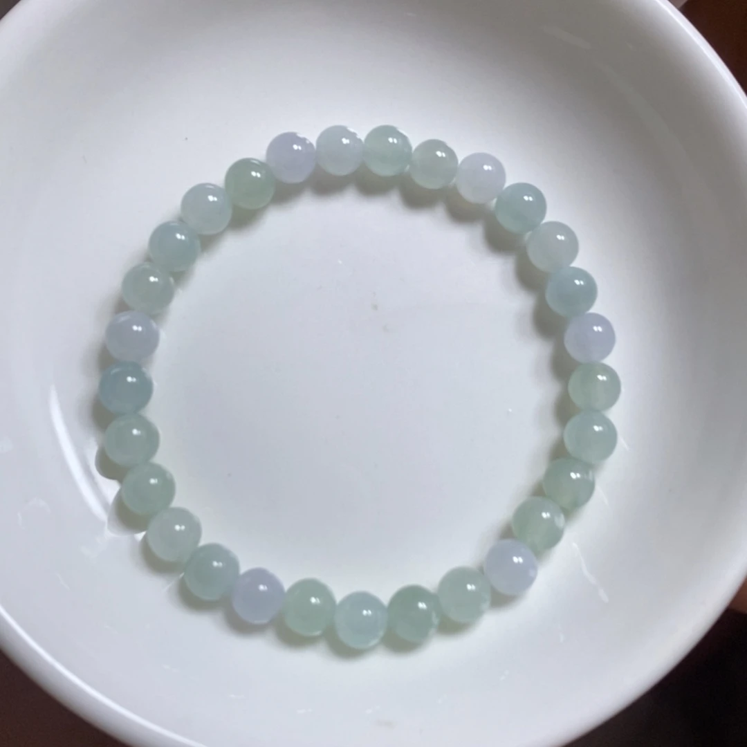 翡翠未镶嵌手链马卡龙卡6
