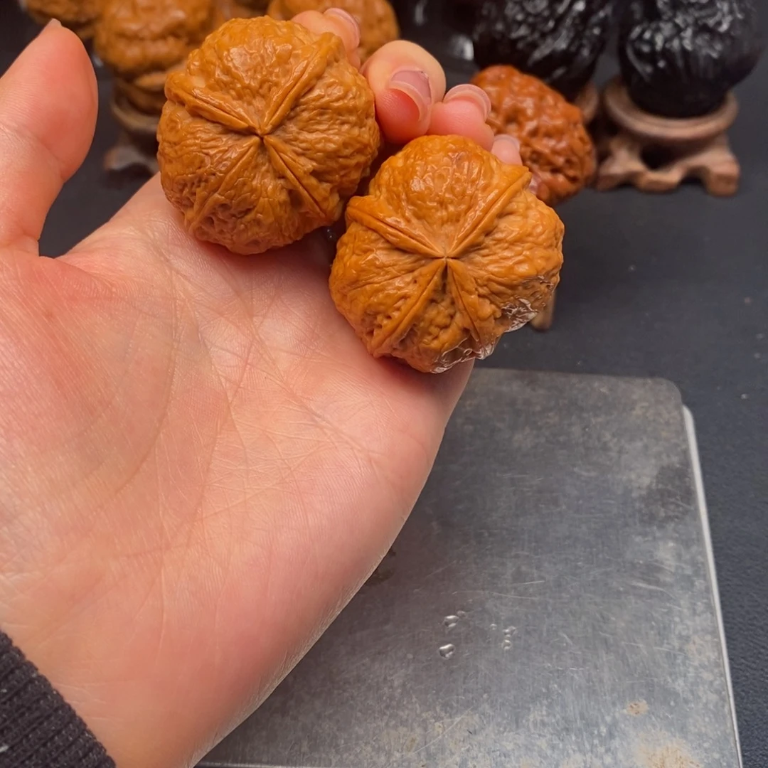 吊坠文玩核桃福利七星纹四棱