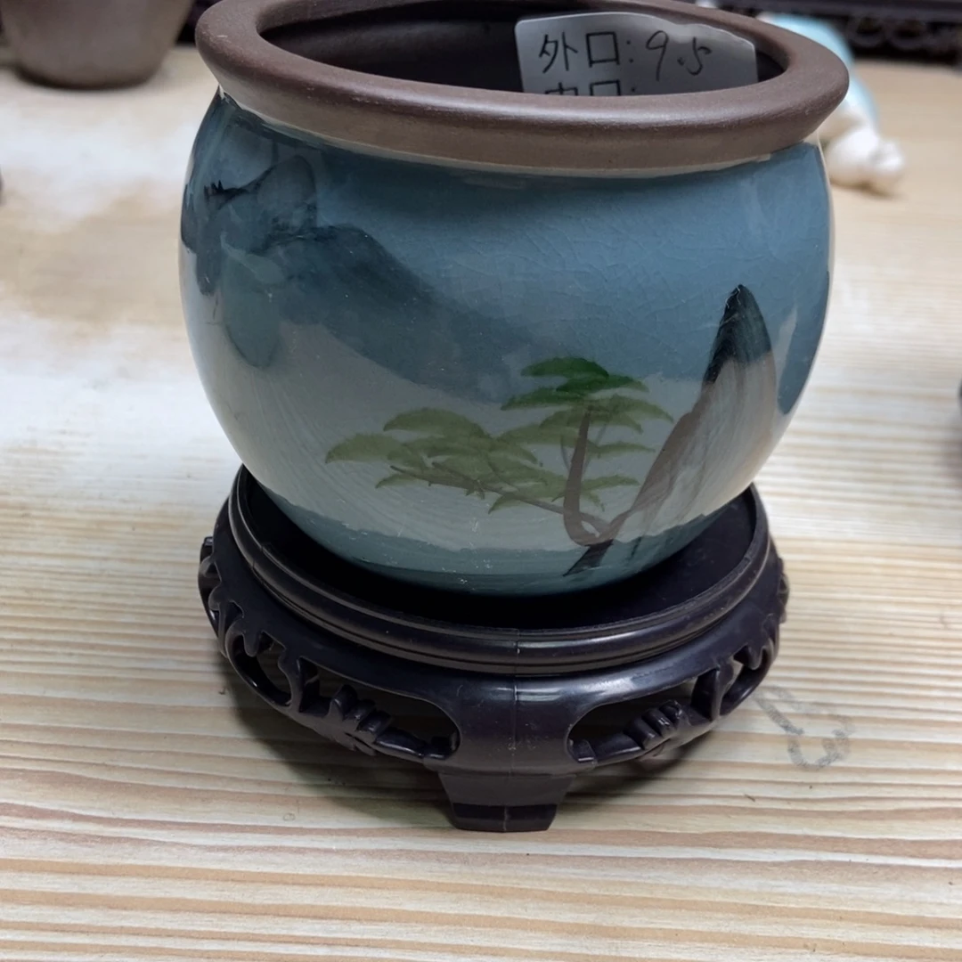 瓷片陶瓷花盆陶瓷艺术