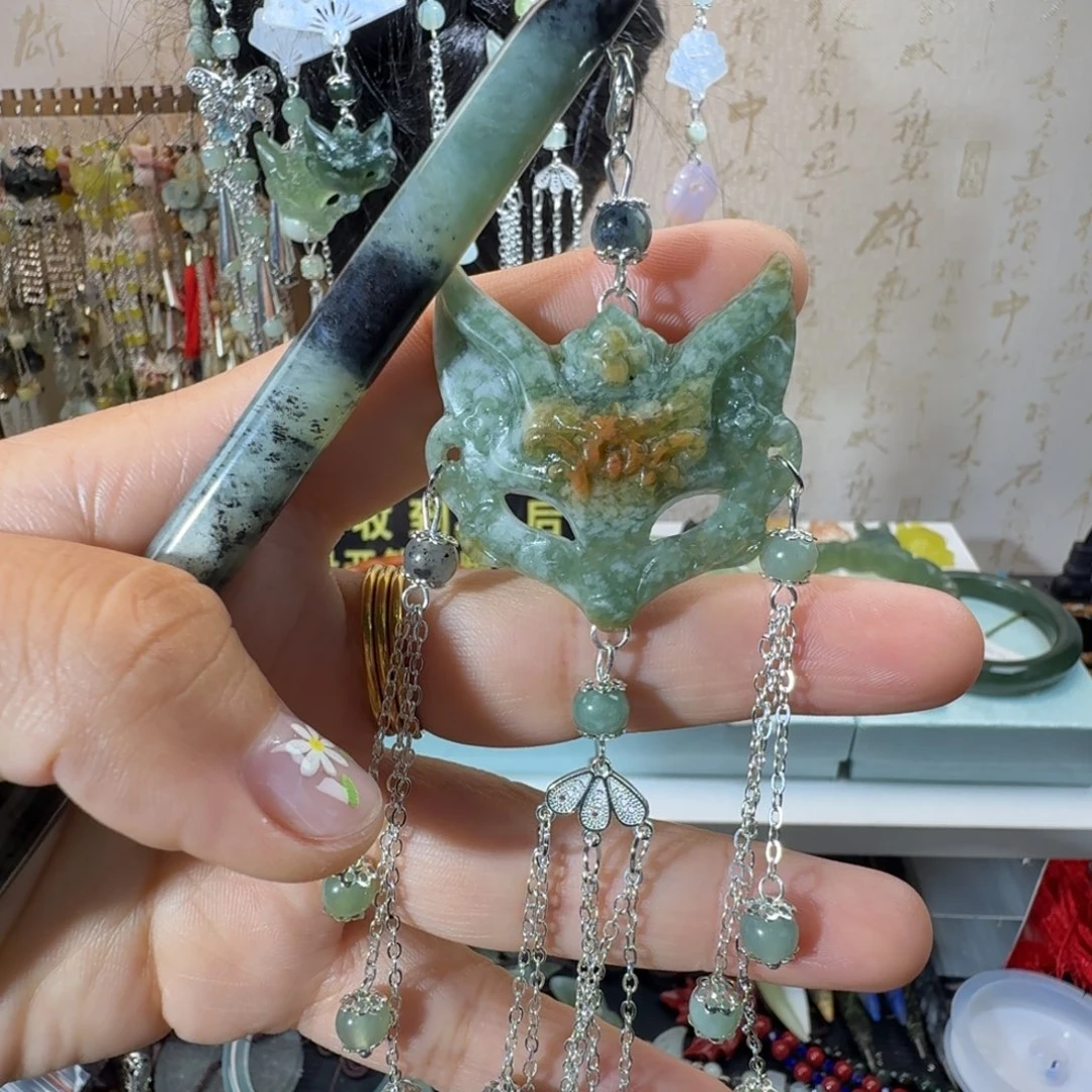 未镶嵌岫玉发簪福利款