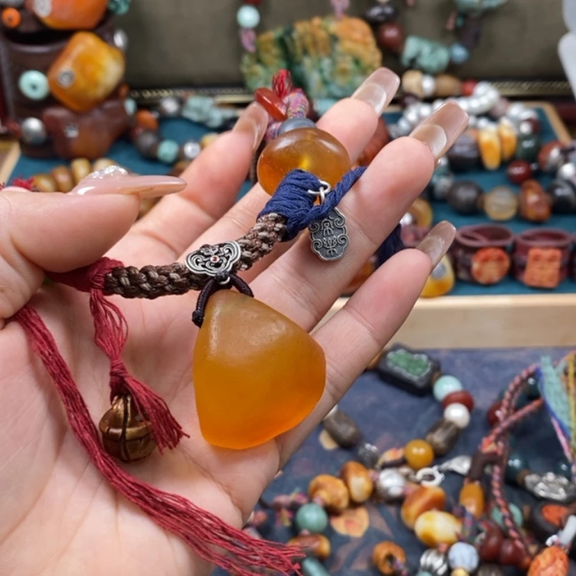 【闪购商品】蜜蜡颈饰未镶嵌小***装项链